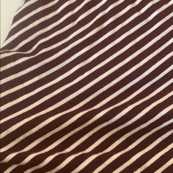 White and Purple Stripped One Piece - Picture 2 of 4